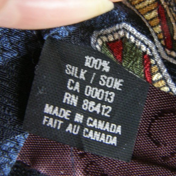 Vintage Mens Christian Dior Monsieur 100% Silk Tie - Picture 10 of 12